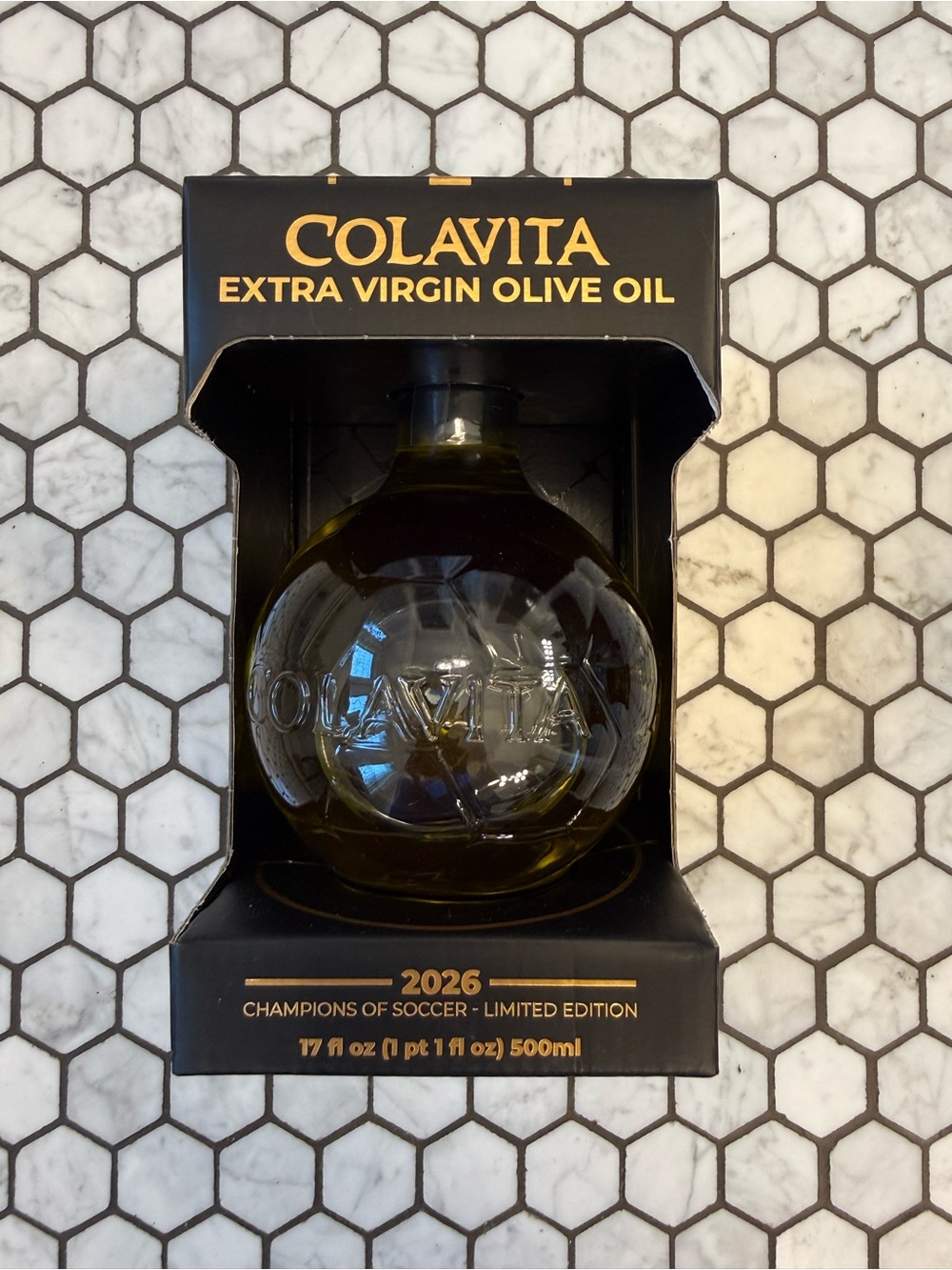 Colavita Limited Edition 2026 Soccer World Cup Extra Virgin Olive Oil 500 ml